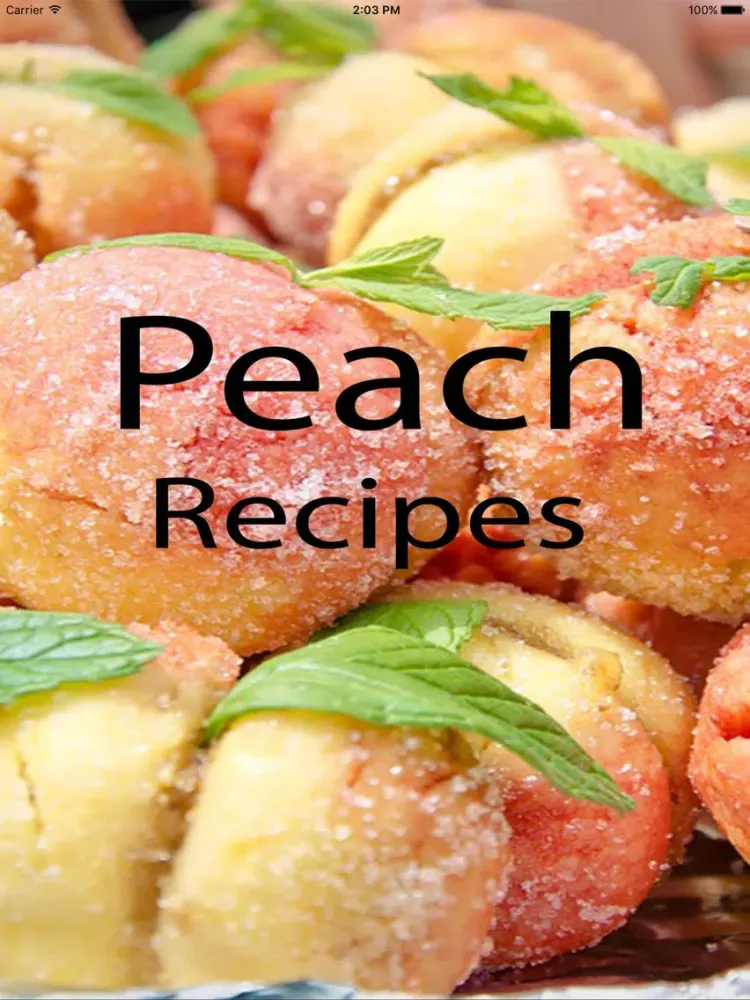 Capturas de pantalla de Delicious Peach Recipes - Desserts Recipes iPad 