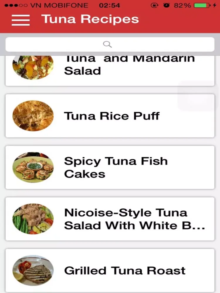 Tuna Fish Recipes - colletion of 200+ Tuna Recipes iPad  Screenshots