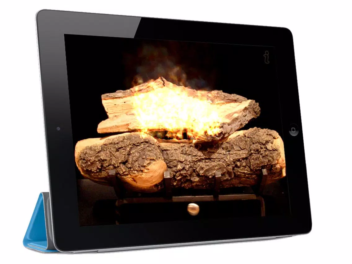 Tangkapan skrin iFireplaces HD - Merry Christmas Yule Log Holidays iPad 