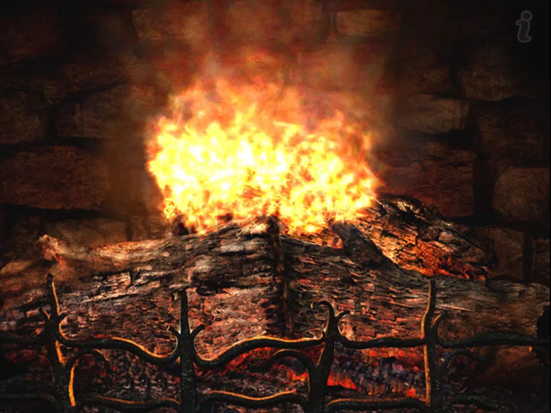 Tangkapan skrin iFireplaces HD - Merry Christmas Yule Log Holidays iPad 