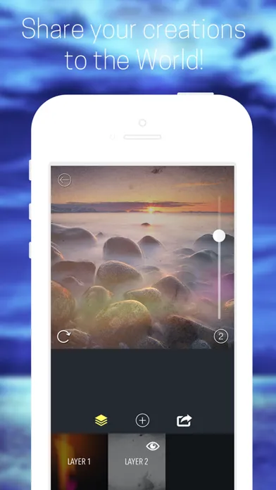 Capturas de tela do Mixtures - Apply cool Textures over your Photos and Share them to the World!