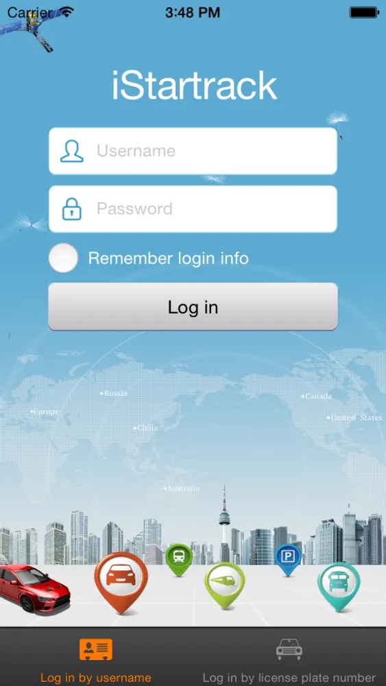 iStartrack سکرین شاٹس