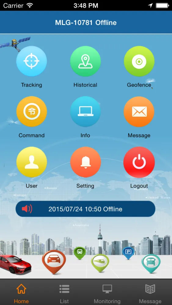 iStartrack سکرین شاٹس