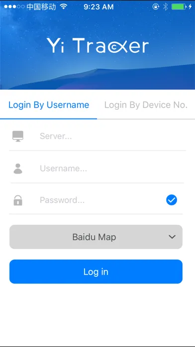 Tangkapan layar Yi Tracker
