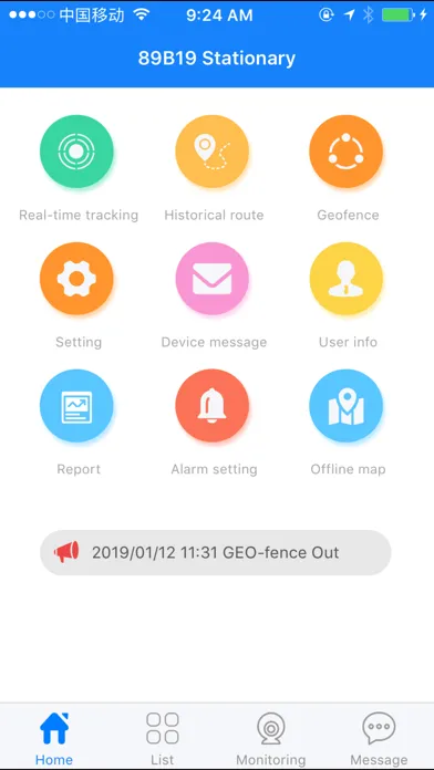Tangkapan layar Yi Tracker