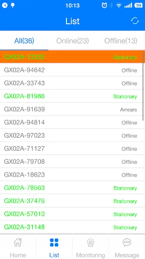 Ảnh chụp màn hình của YiTracker