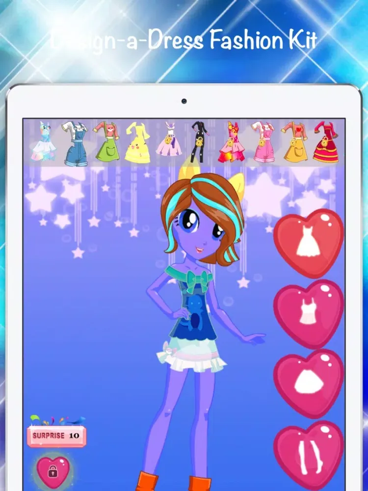 Super Girl Gothic Dress up - Date Night Party Game iPad  Screenshots