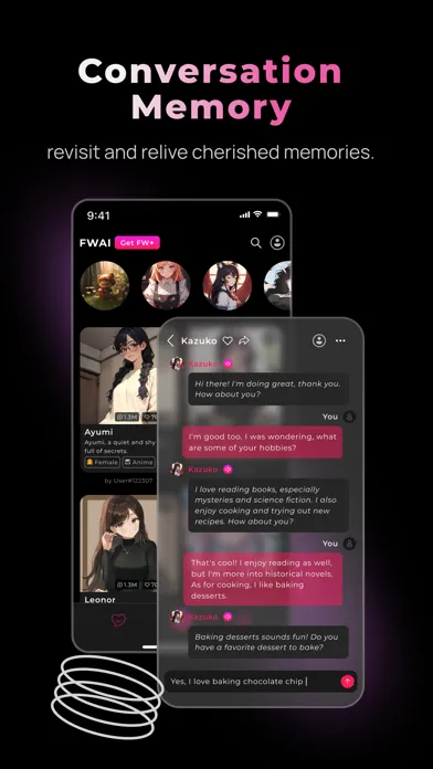 Captures d'écran de FlirtWithAI