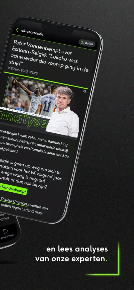 Ảnh chụp màn hình của sporza