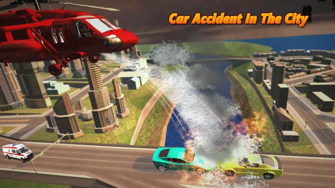 Ảnh chụp màn hình của Flying Helicopter Rescue 911