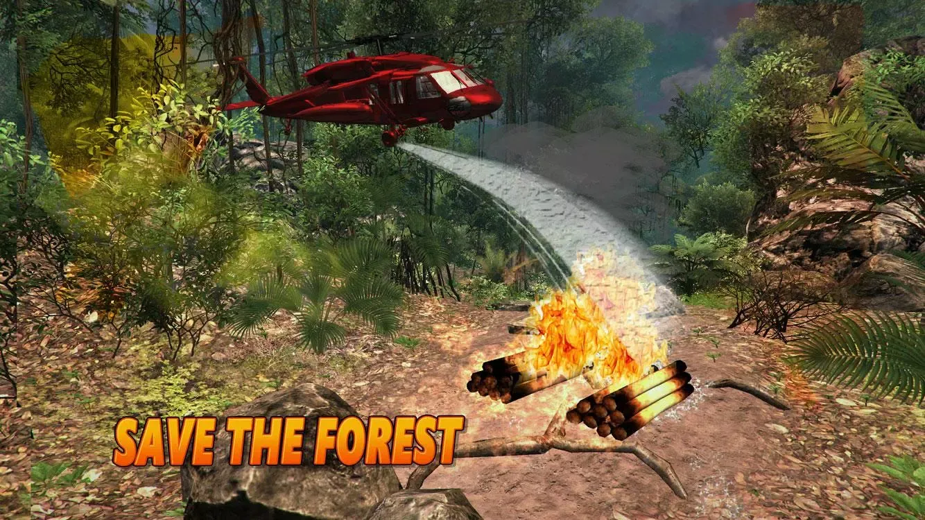 Ảnh chụp màn hình của Flying Helicopter Rescue 911