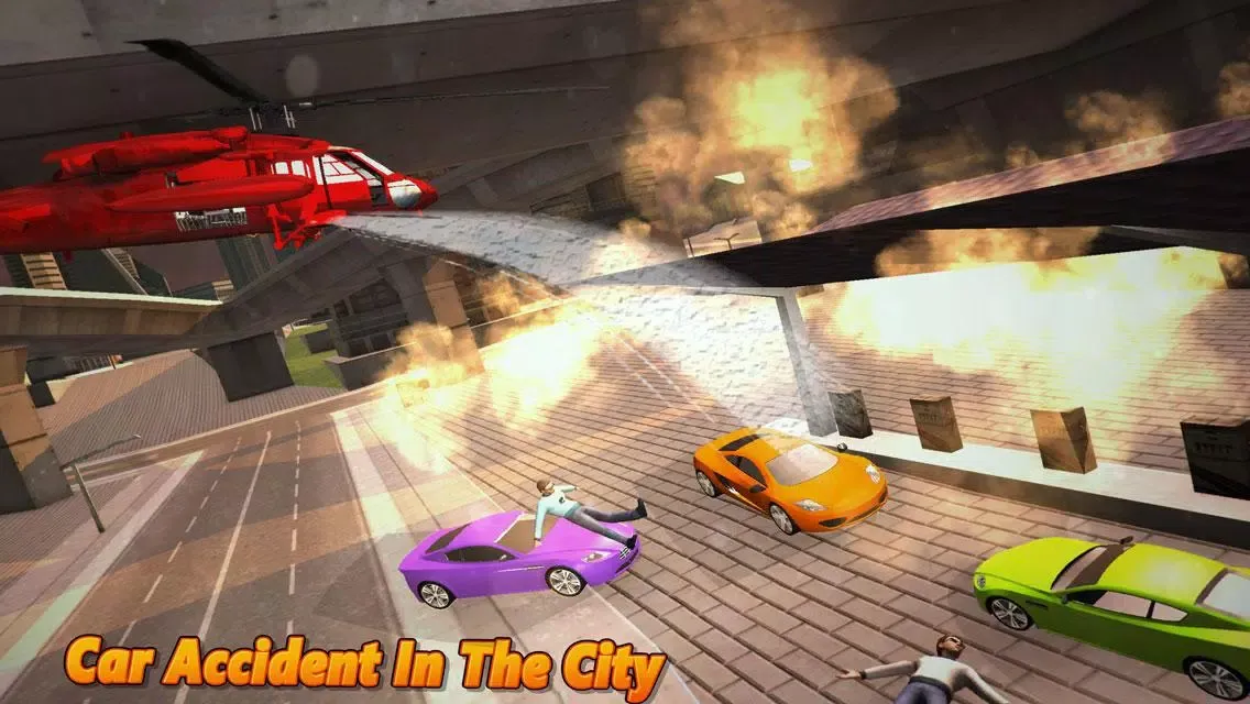 Ảnh chụp màn hình của Flying Helicopter Rescue 911