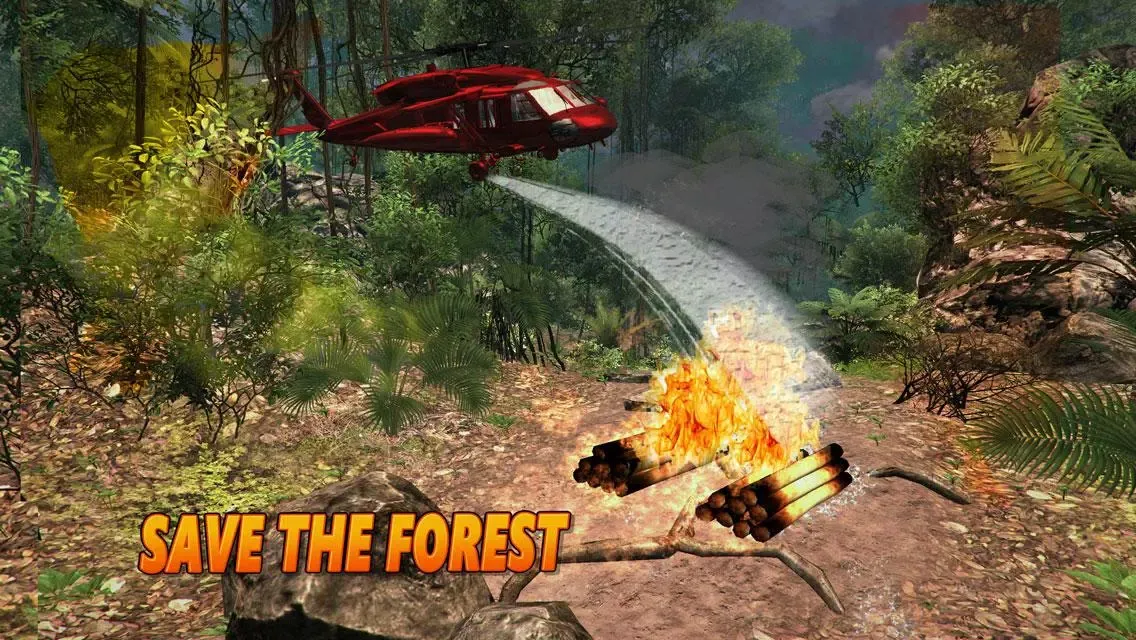 Ảnh chụp màn hình của Flying Helicopter Rescue 911