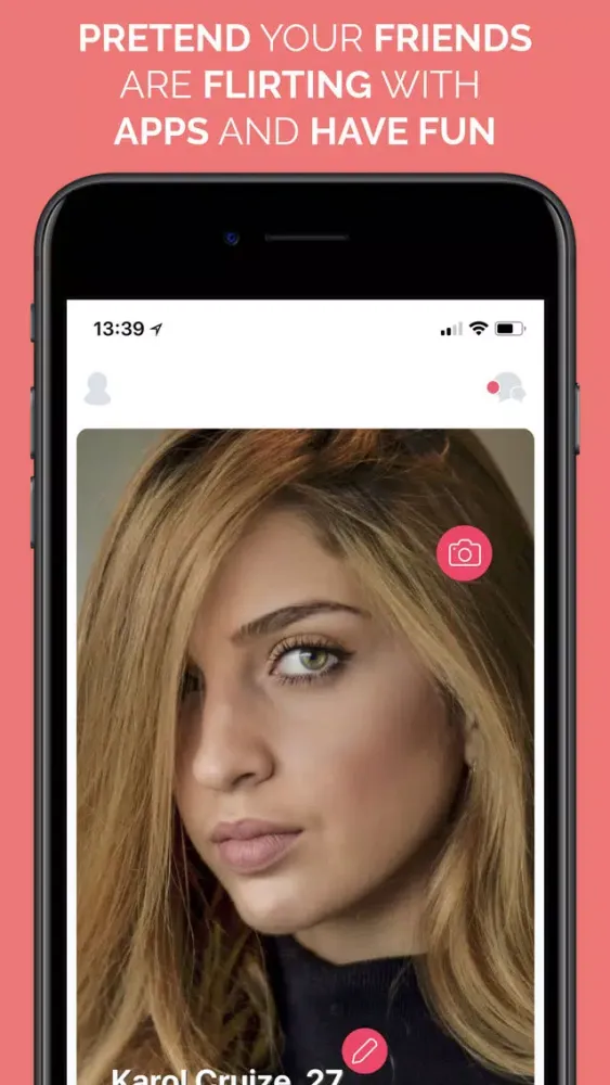 Tangkapan skrin FakeLove - Fake Dating Apps