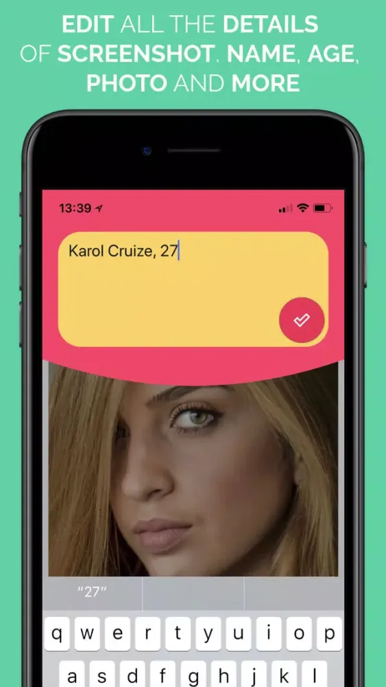 Tangkapan skrin FakeLove - Fake Dating Apps