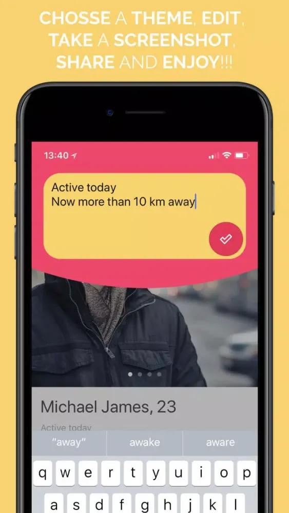 Tangkapan skrin FakeLove - Fake Dating Apps