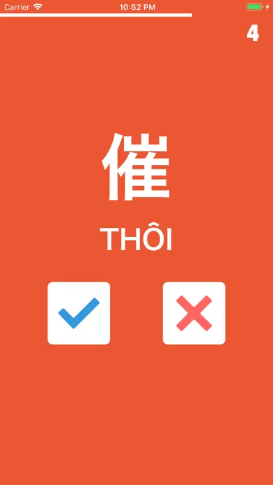 Tangkapan layar Crazy Kanji