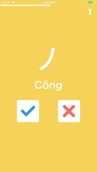 Tangkapan layar Crazy Kanji