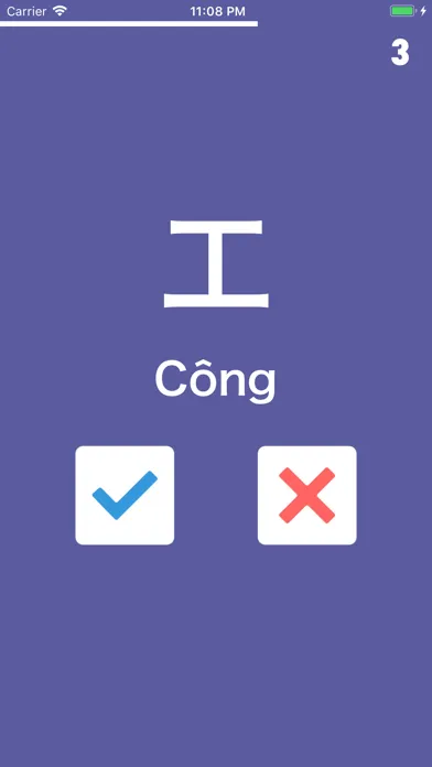Tangkapan layar Crazy Kanji