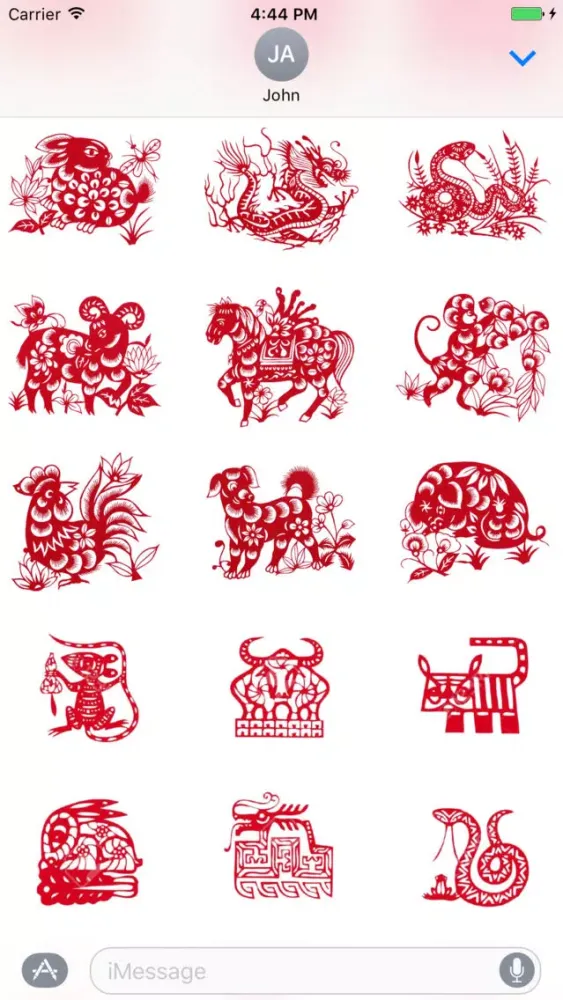 Ảnh chụp màn hình của Chinese Zodiac - Fx Sticker