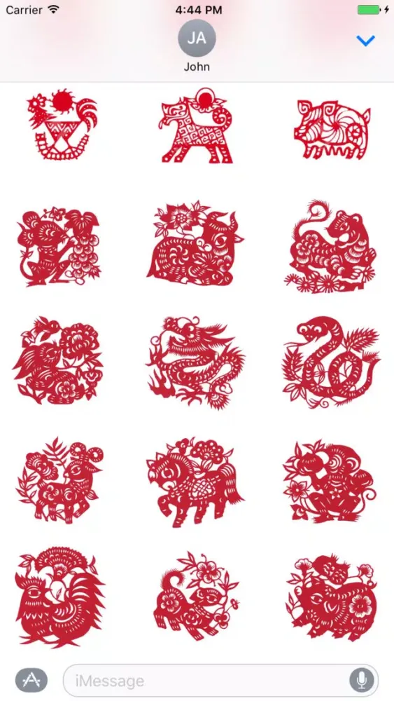 Ảnh chụp màn hình của Chinese Zodiac - Fx Sticker