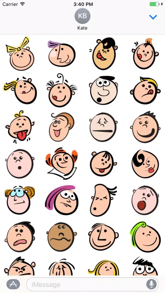 تصاویر Faces Smile Doodle - Fx Sticker