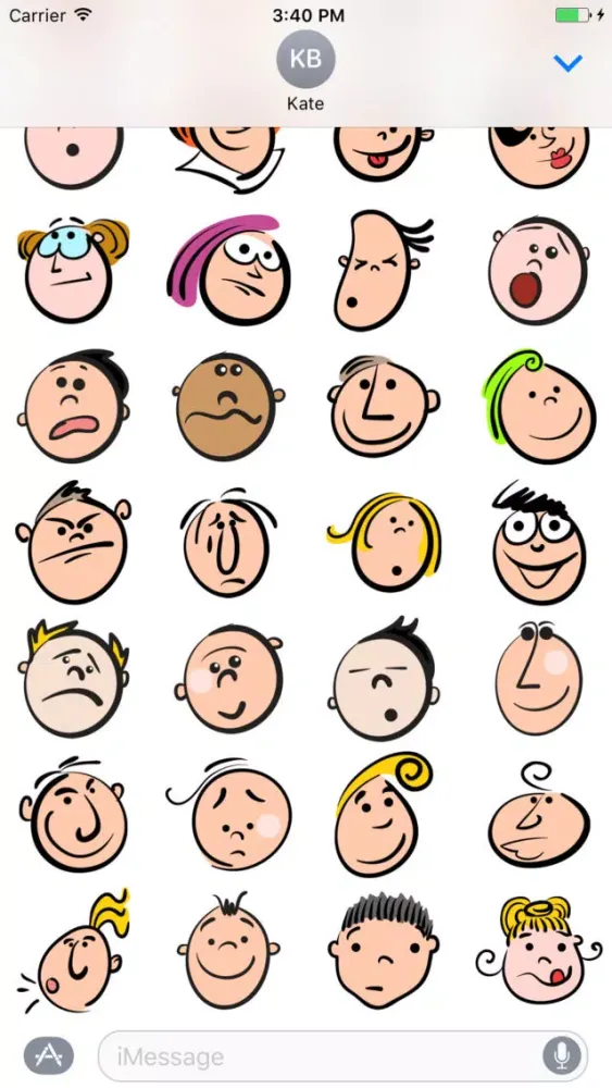 تصاویر Faces Smile Doodle - Fx Sticker