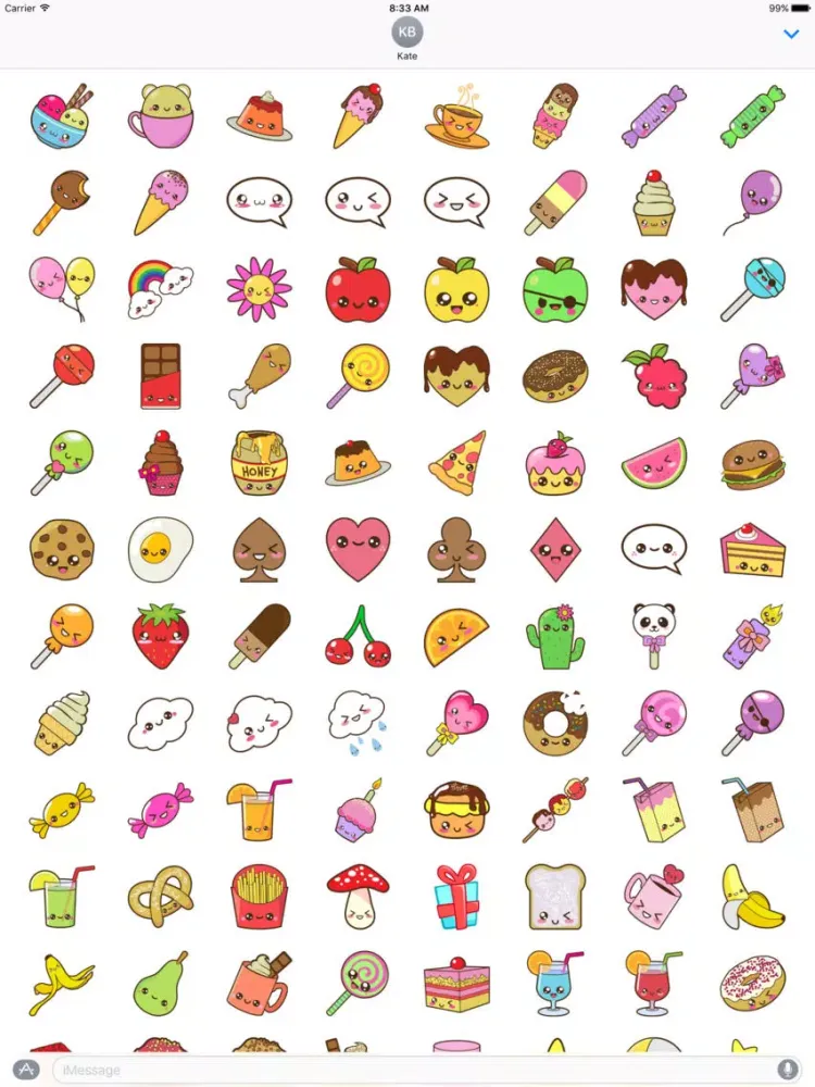 Happy Lunch - Fx Sticker iPad  Screenshots
