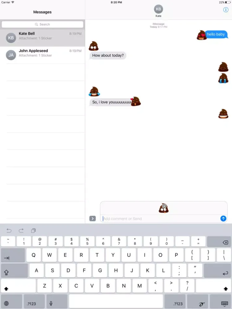 Скриншоты Happy Poop - Fx Sticker iPad 