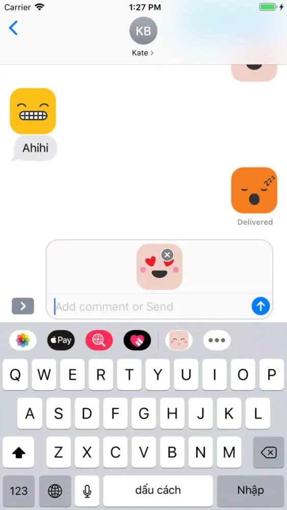Color lovely square emoji سکرین شاٹس