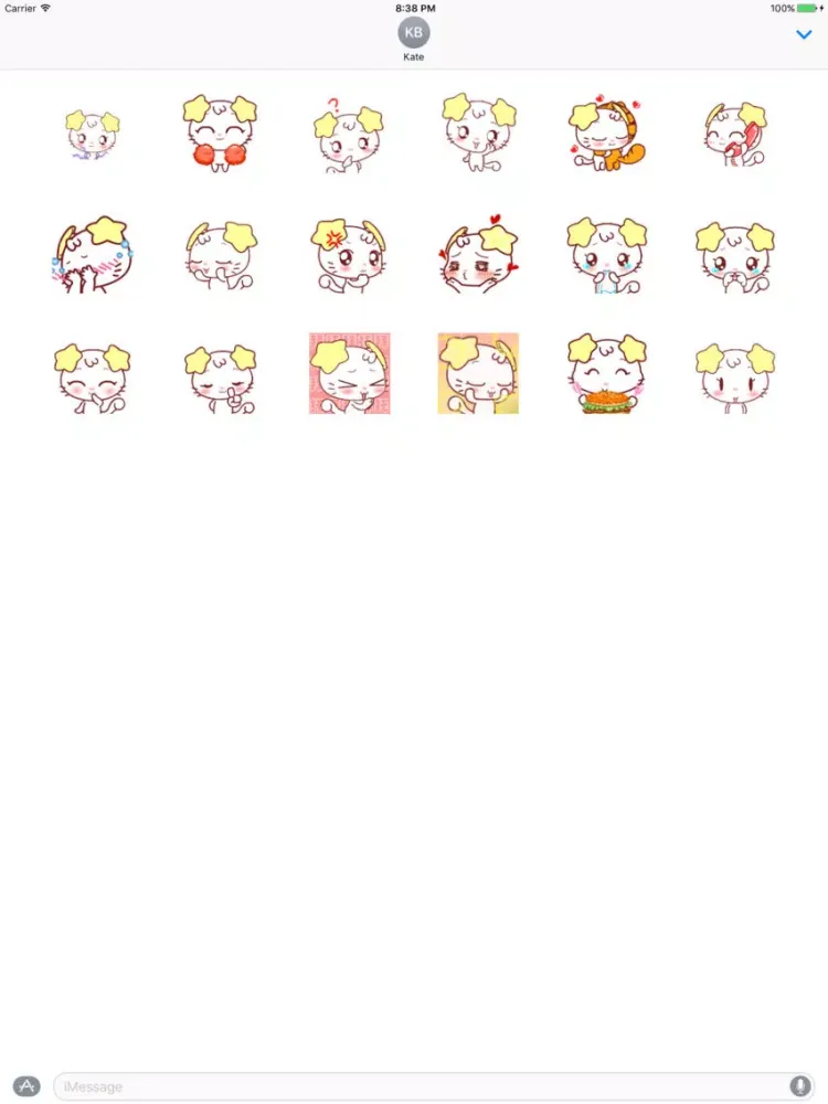 Lovely cat Gif - Fx Sticker iPad 應用截圖
