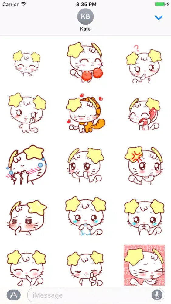 Lovely cat Gif - Fx Sticker應用截圖