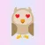 Simple owl emojis - Fx Sticker