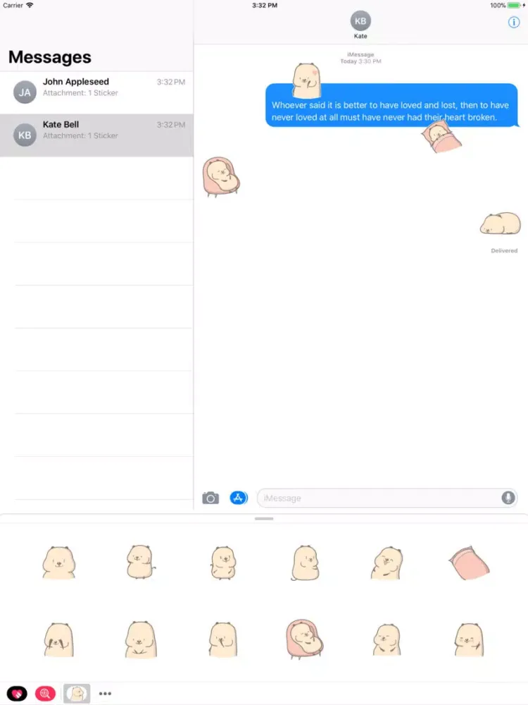 Mouse Fatly - Fx Sticker iPad  スクリーンショット