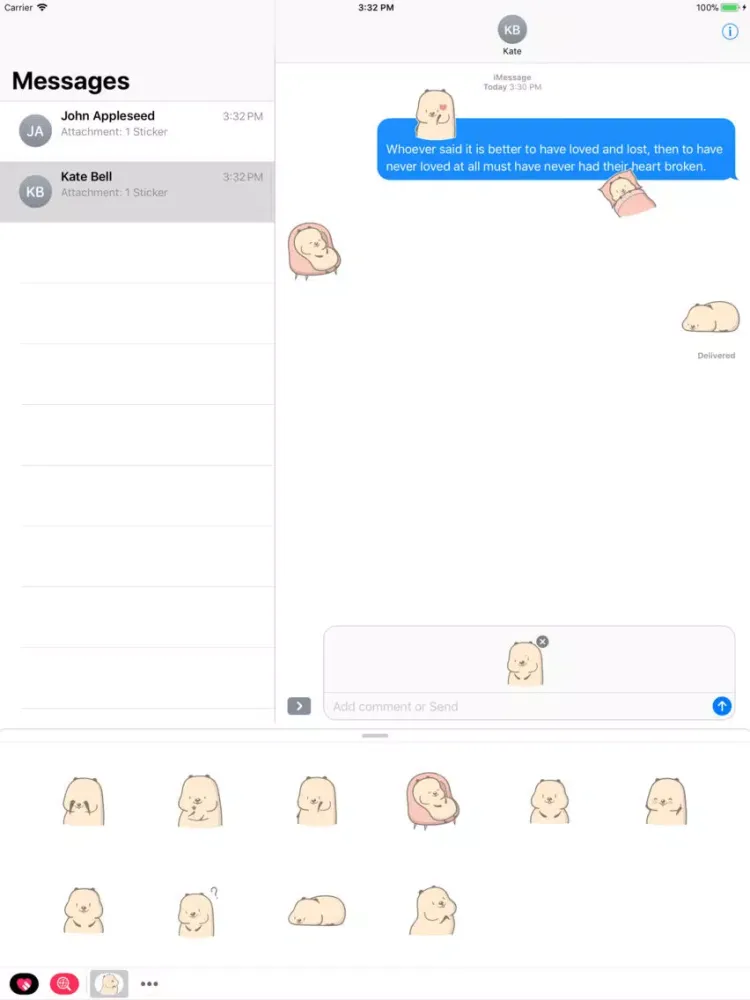 Mouse Fatly - Fx Sticker iPad  スクリーンショット