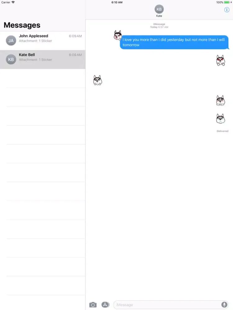 Lovely husky head iPad  स्क्रीनशॉट
