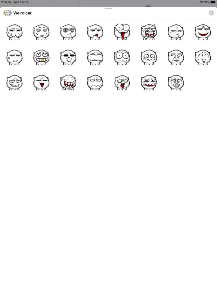 Capturas de tela do Weird crazy cat iPad 