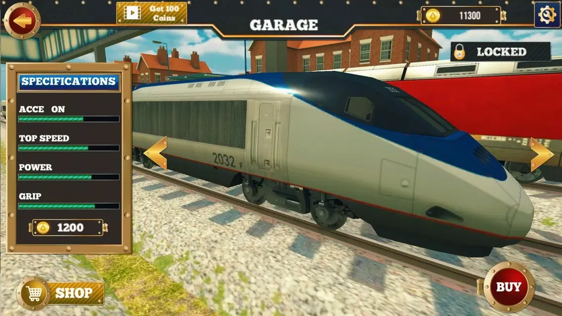 Ảnh chụp màn hình của Euro Train Passenger Drive