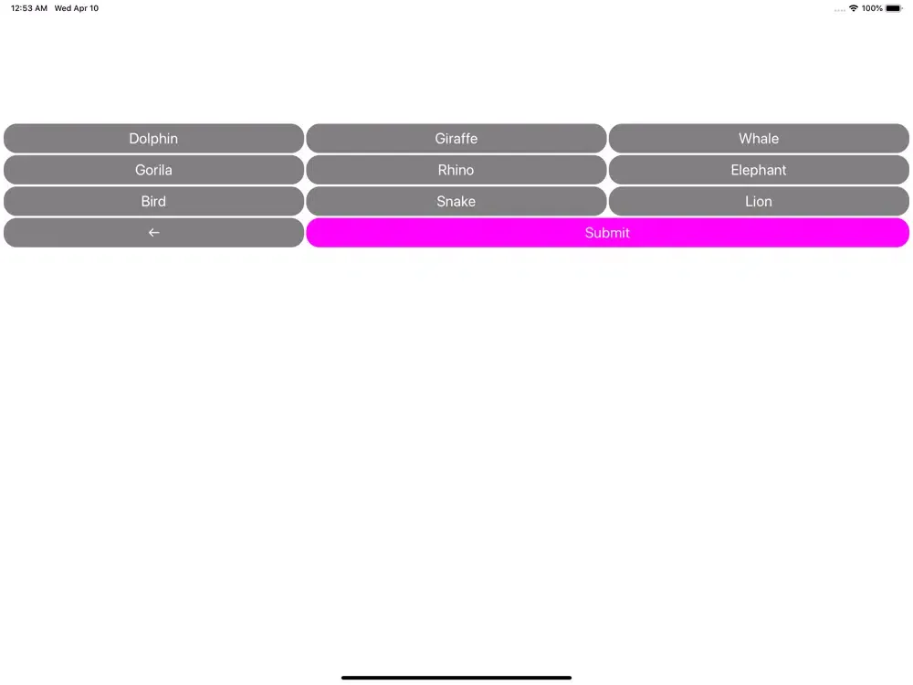 Capturas de pantalla de WMT Working Memory Training iPad 