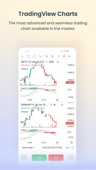 Capturas de tela do FYERS: Stocks & Option Trading