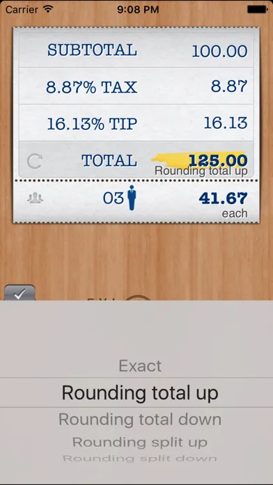 Capturas de tela do FYI Tip Calculator Free
