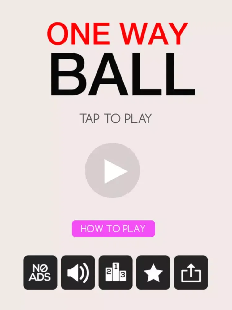 Скриншоты One Way Ball iPad 