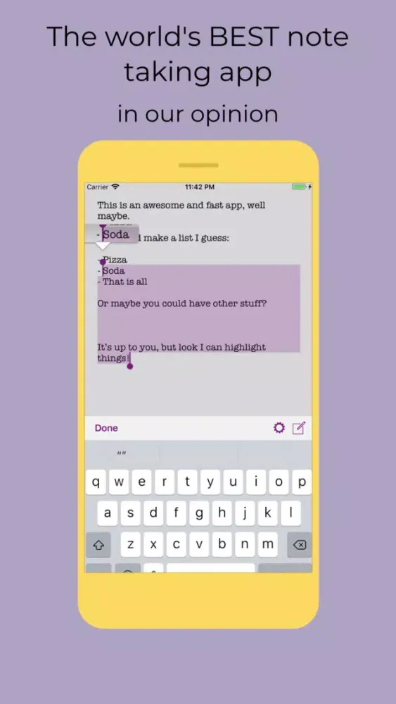 Captures d'écran de quickNotes - Simple Note Taker