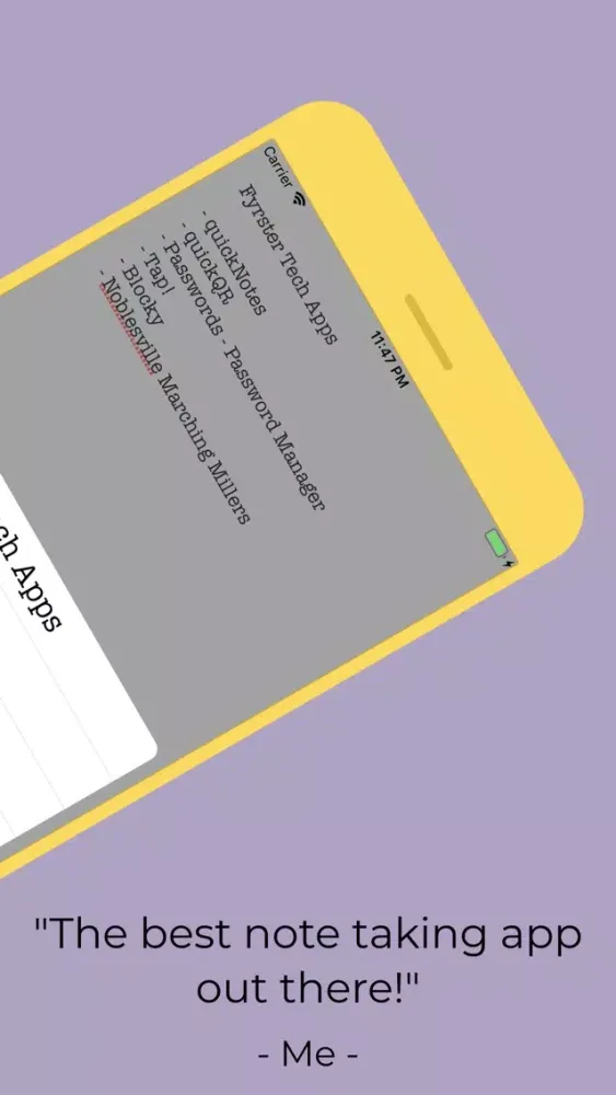 Captures d'écran de quickNotes - Simple Note Taker
