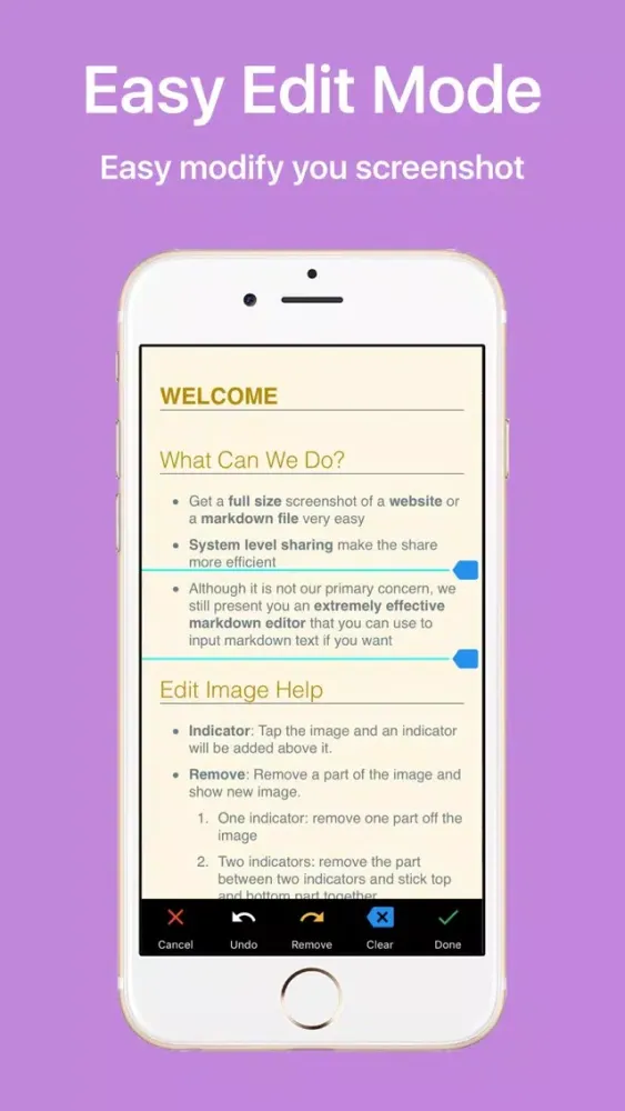 Captures d'écran de Screenshot - for Safari and Markdown screenshots