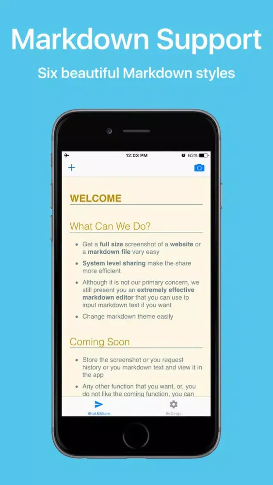 Captures d'écran de Screenshot - for Safari and Markdown screenshots