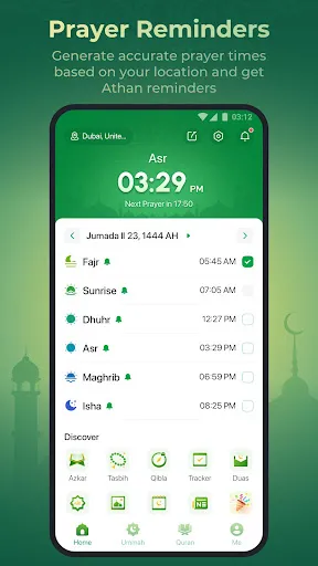 صور WeMuslim: Athan, Qibla&Quran