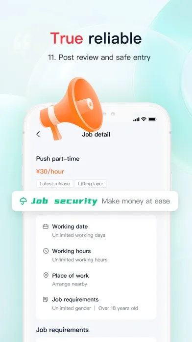 Capturas de tela do QuickJob - WorkHome&Job Finder