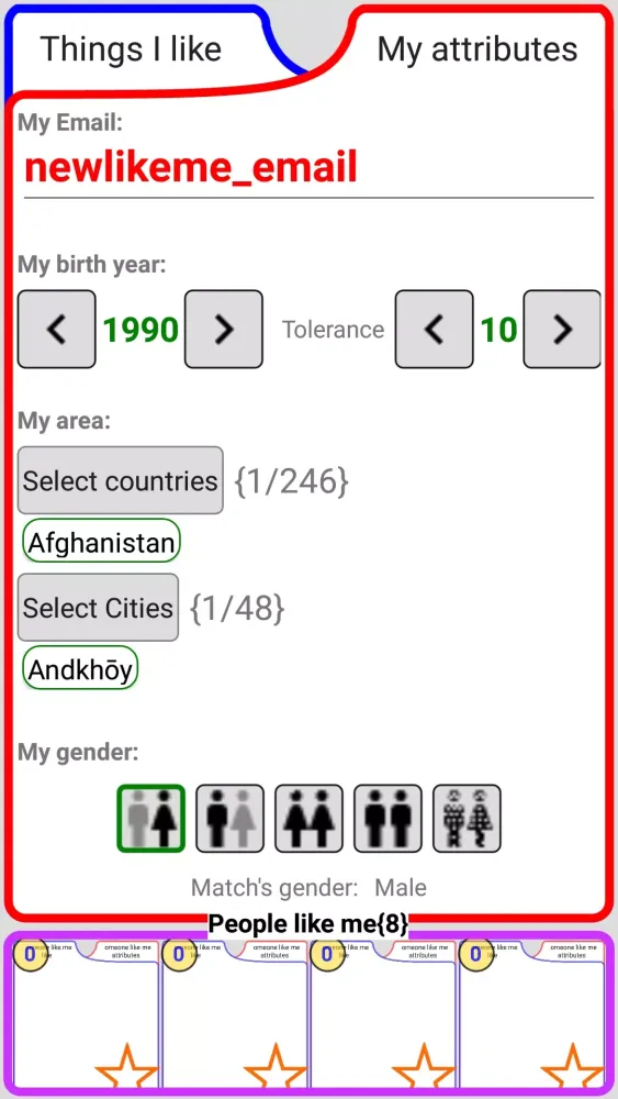 تصاویر Matching to Someone like me