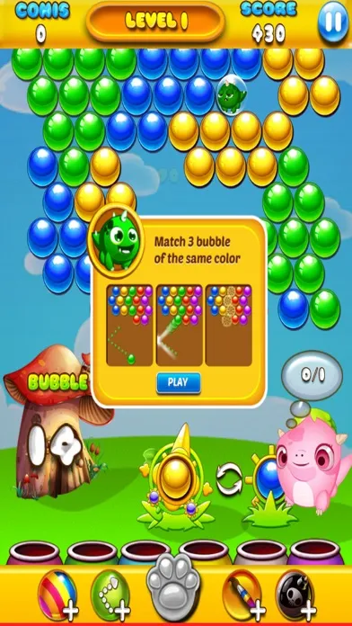 Crazy Bubble Bobble Shooter Mania Ekran Görüntüleri